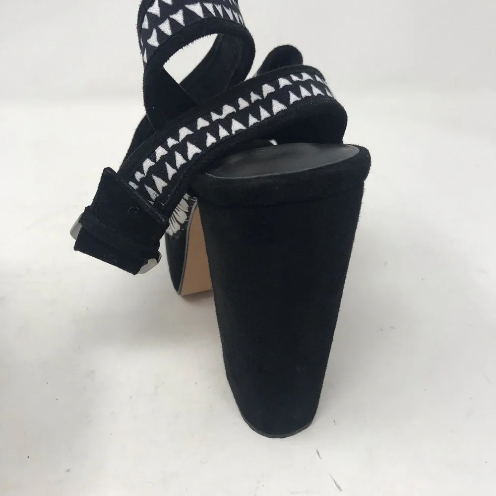 Manaola black wedge heels new size 6 - Picture 5 of 8